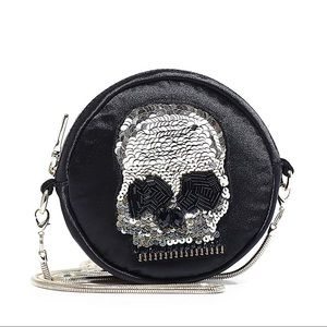 Steve Madden BMandy Skull Micro Mini Crossbody Bag